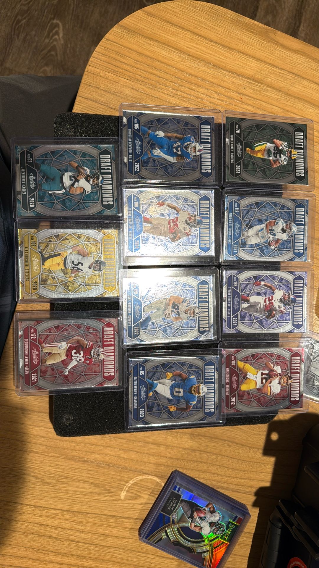 Draft Diamonds Football cards