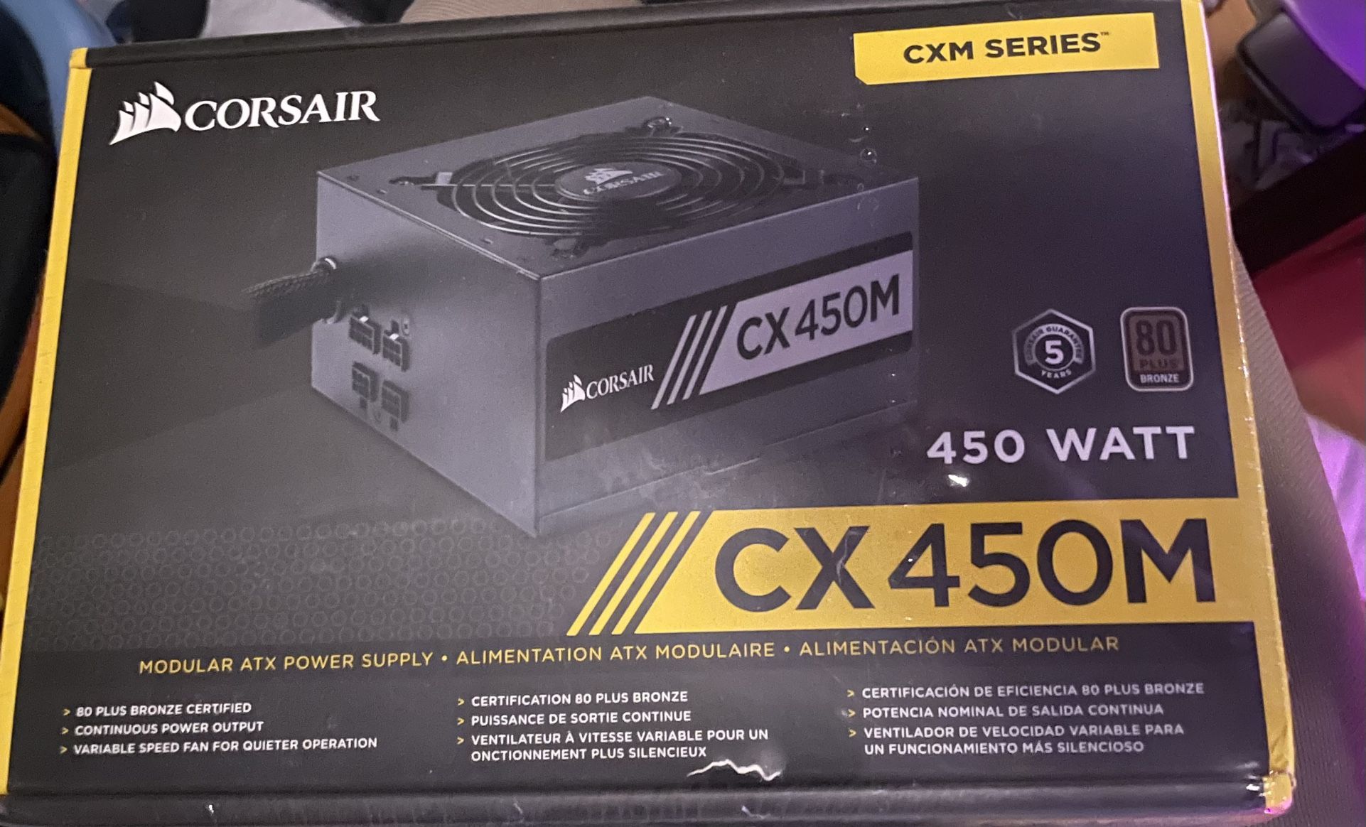 CX 450M Power Supply