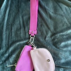 Lululemon Pink Wristlet 