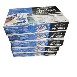 5 WINSOR & NEWTON ARTISAN WATER MIXABLE OIL COLOUR SETS