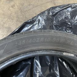 245/40/19 Used Tires
