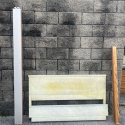 mid century FULL size bed set 