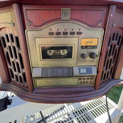 Thomas Pacconi Classics Record CD Cassette AM/FM Radio Player TPC-MSE-800