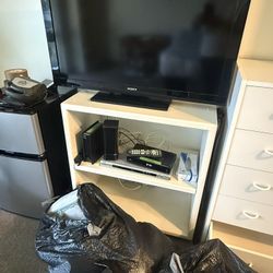 Sony Tv And DVD Player And Console