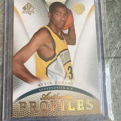 Kevin Durant Rookie Card SP Authentic 2007