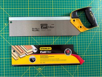 Stanley Fine Finish Back Saw - New