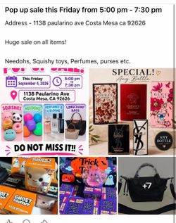 Pop up sale!! Squishy, Longchamp, Needohs etc