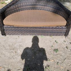 Outdoor Wicker Couch 