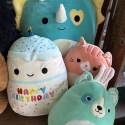 Stuffed Animals Plush Lot 