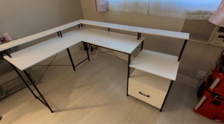 L shape desk