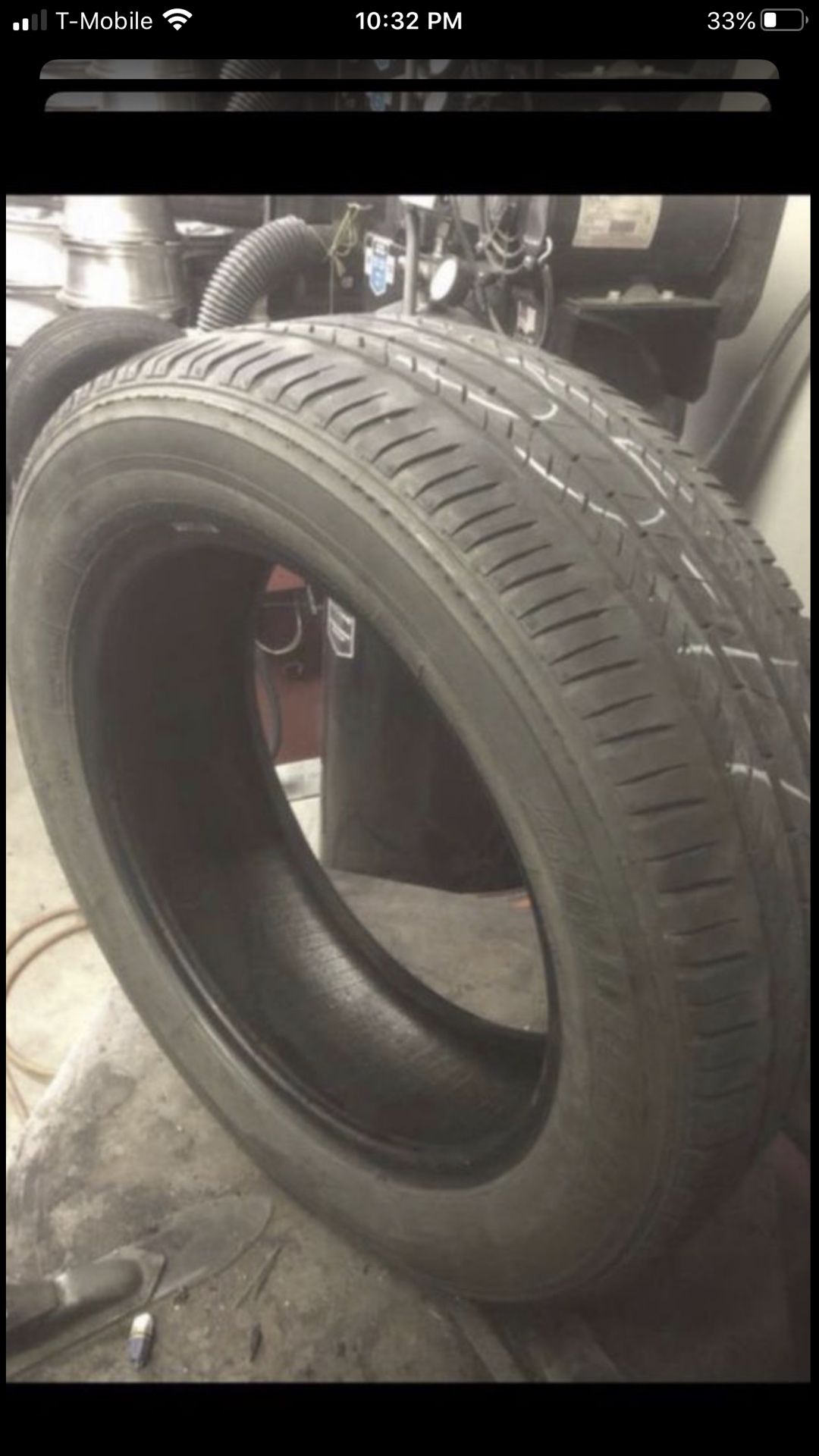 Set of 3 tires all 215/55/17. One Bridgestone, One Rydanz, & One Michelin. All 60% tread