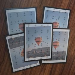 Set of 5 12" x 16" Frames w/ Pexiglass