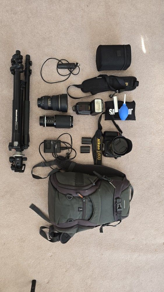 Nikon D800 Set Of Professional Photo Equipment
