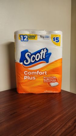 Scott ComfortPlus Toilet Paper – 12 Family Rolls