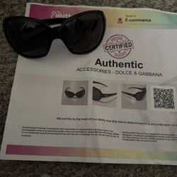 Authentic dolce gabbana sunglasses