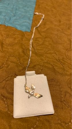 Black hills gold dove pendant