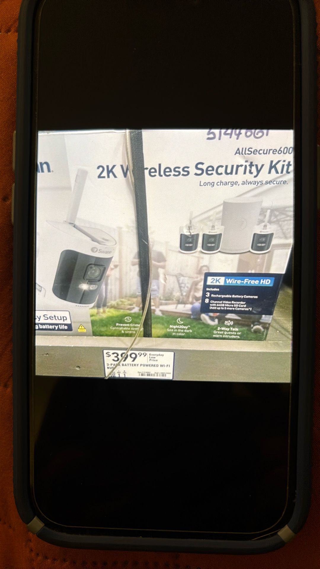 SWANN  2K Wireless Security Camera Kit 