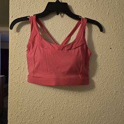 pink sports bra Size M