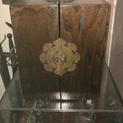 vintage chinese herbal medicine chest