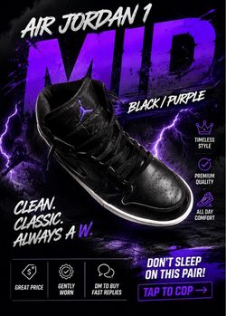 Air Jordan 1 Mid SE 'Space Jam'