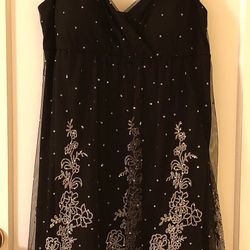 Onyx Size 16 Women’s Sequins Mesh Formal Dress