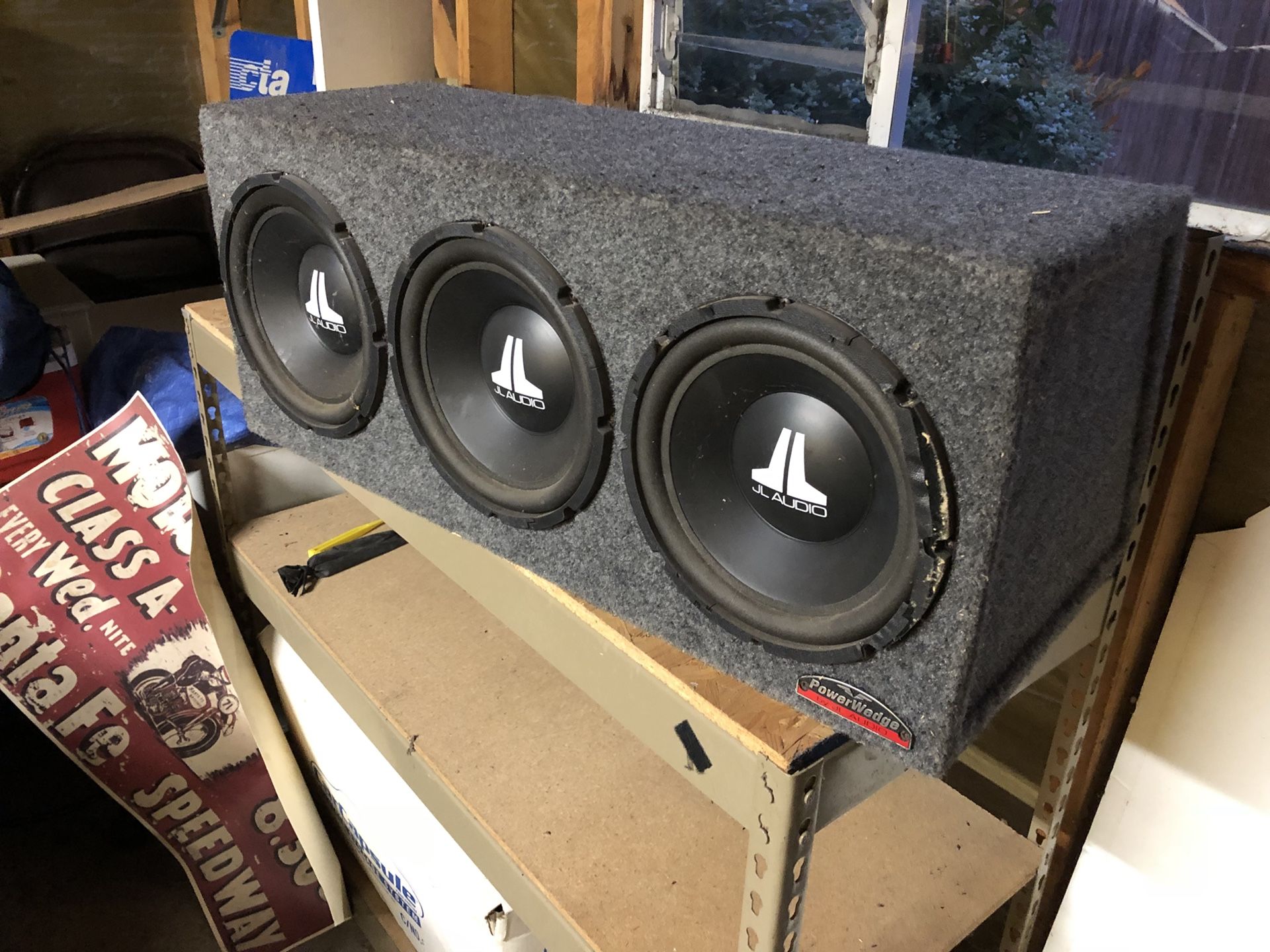 JL designs Subwoofer box with 3-10” subs