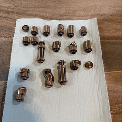 Bitspower custom watercooling fittings black sparkle