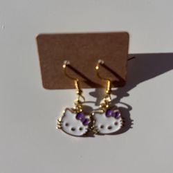 Hello Kitty Purple Bow 