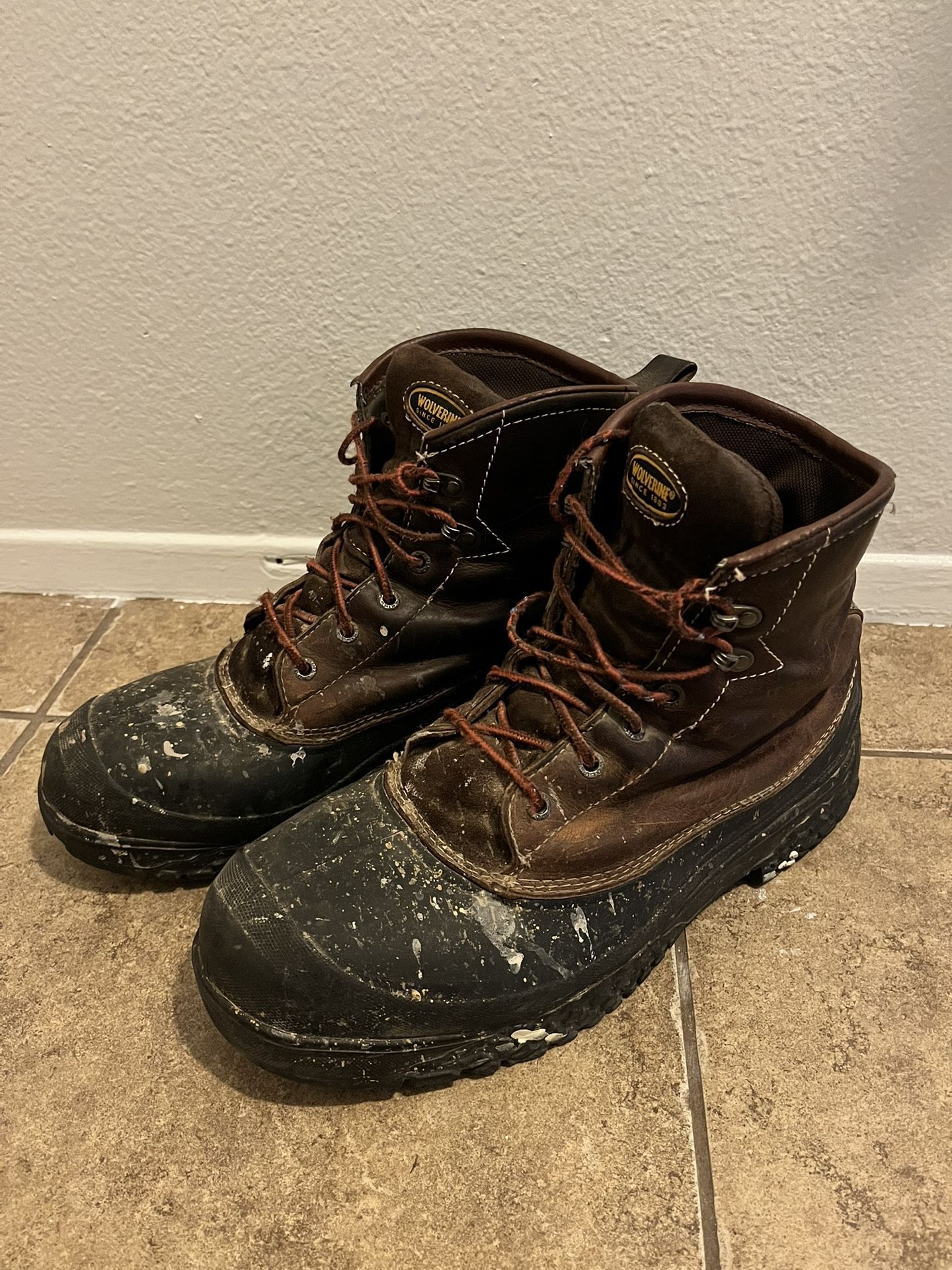 Wolverine Size 11 Waterproof Steel-Toe Boots