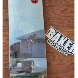 Vintage Very Rare Andrew Reynolds Jump Ramp Skateboard Limited Edition NOS BAKER