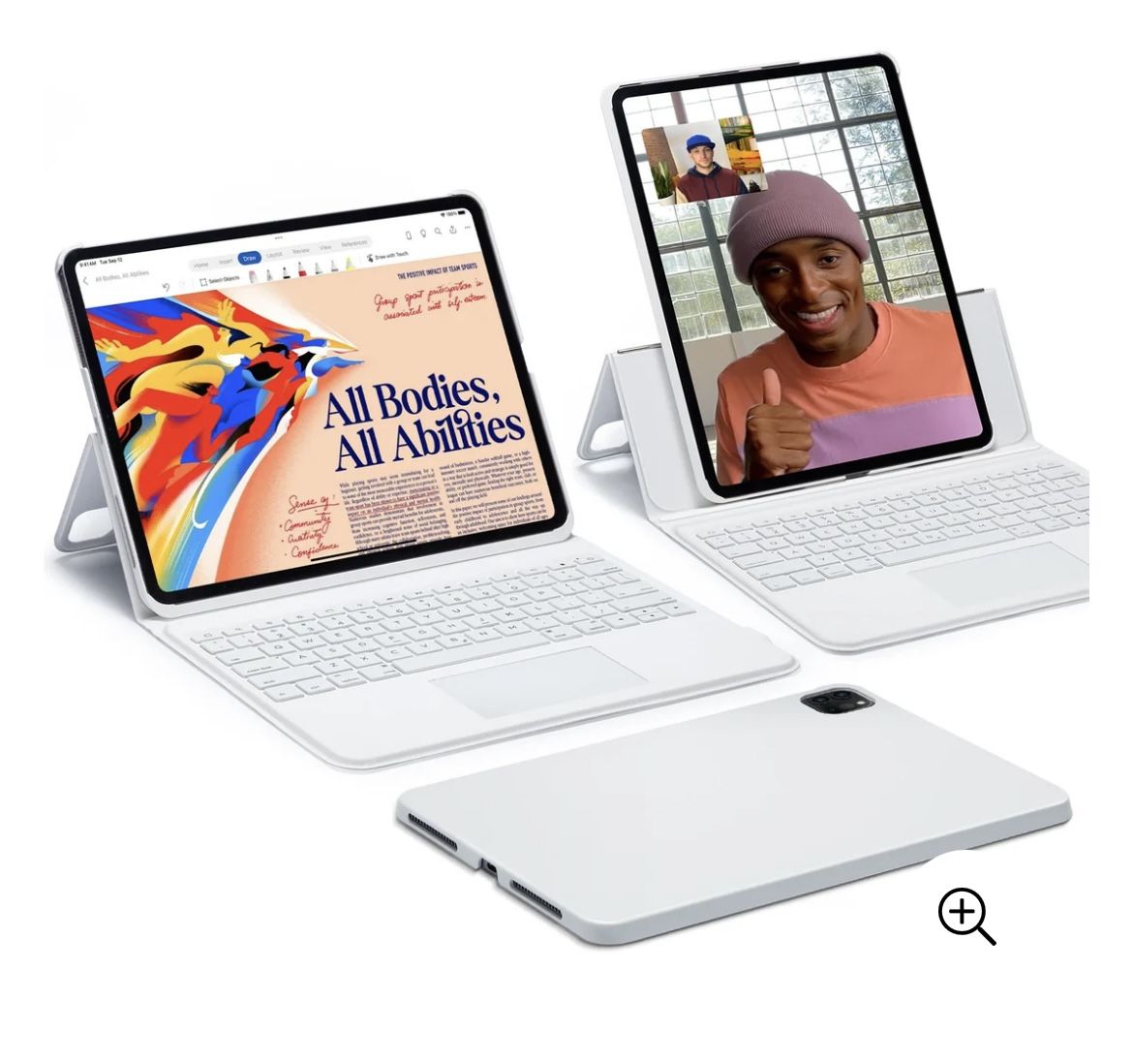 New iPad Pro 12.9 Keyboard Case. 6th, 5th, 4th, 3rd Generation