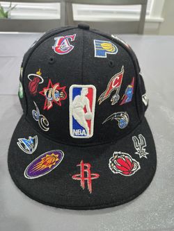 New Era 59FIFTY NBA All-Over Logo Fitted Hat