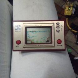 Vintage Nintendo Game And Watch 