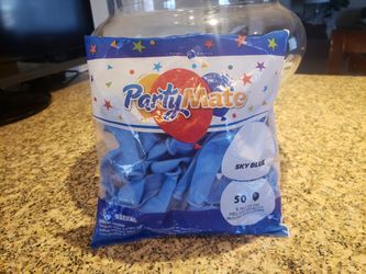 5 inch sky blue balloons
