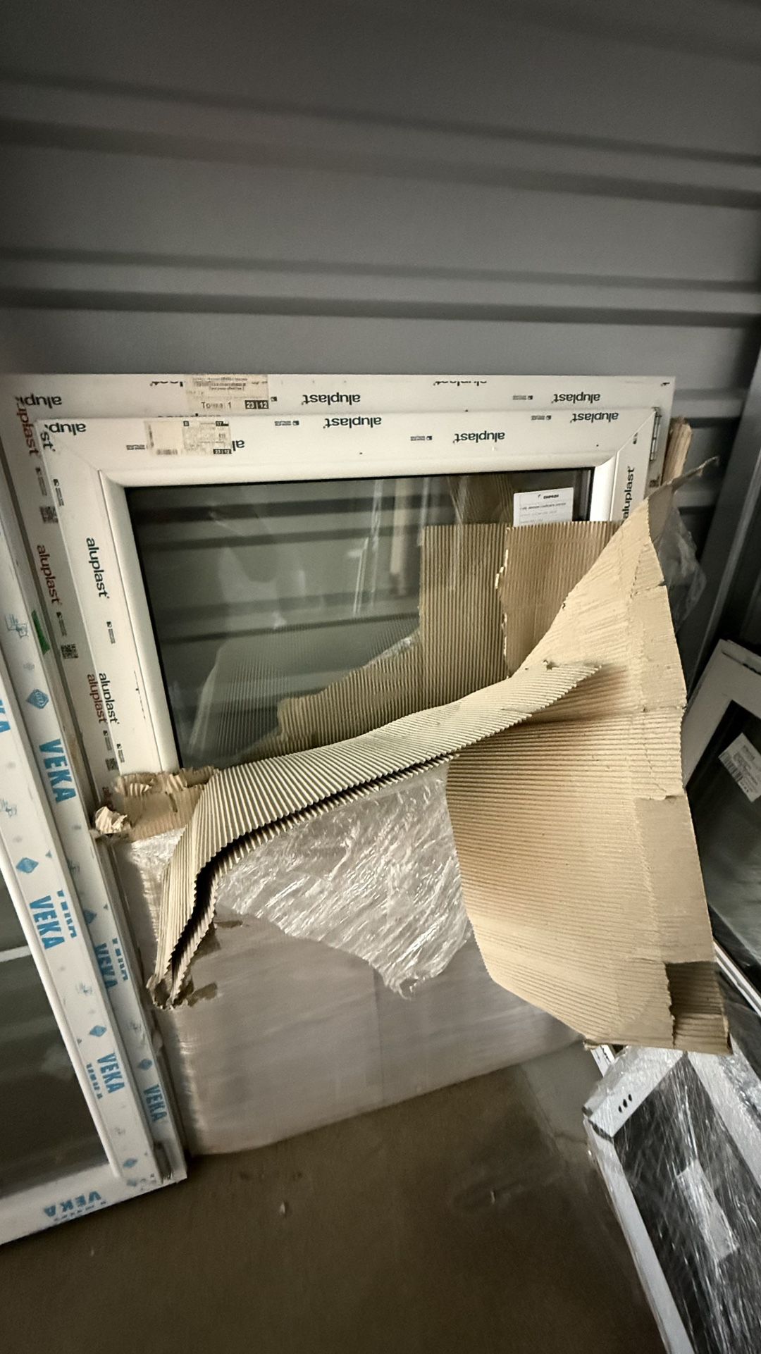 Brand-New European Window Aluplast Ideal 4000 — 38x58 inches