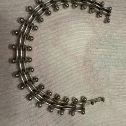 Silver Bracelet.  It Weighs Over 30 Grams 