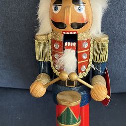 15” Nutcracker Drummer Soldier Home Decor Figure