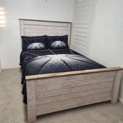 Full size bed frame  and dressers