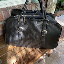 18x12x9  Heavy Duty Leather Type Travel Bag