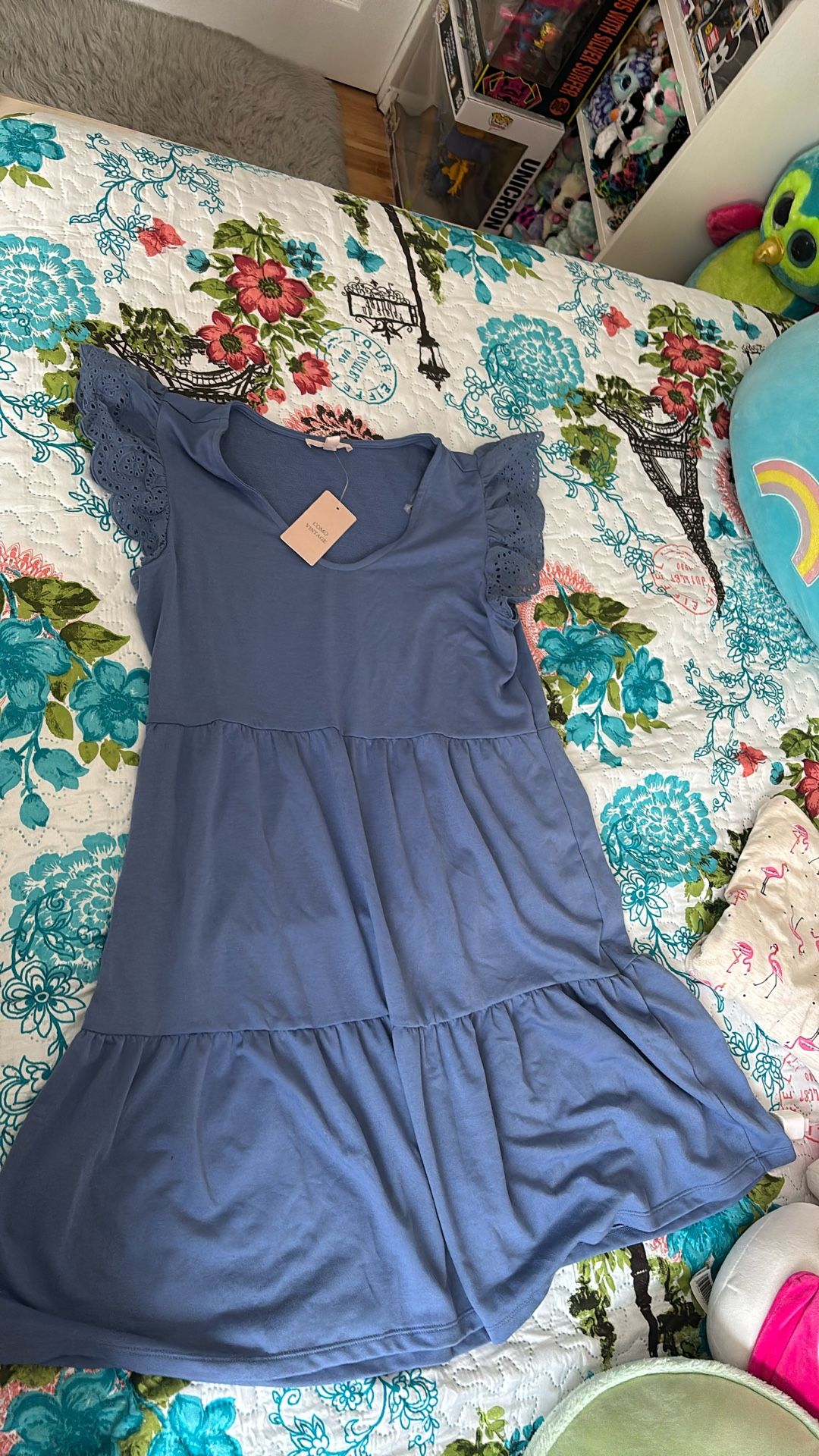 Women Blue Dress