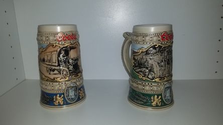 Coors beer steins