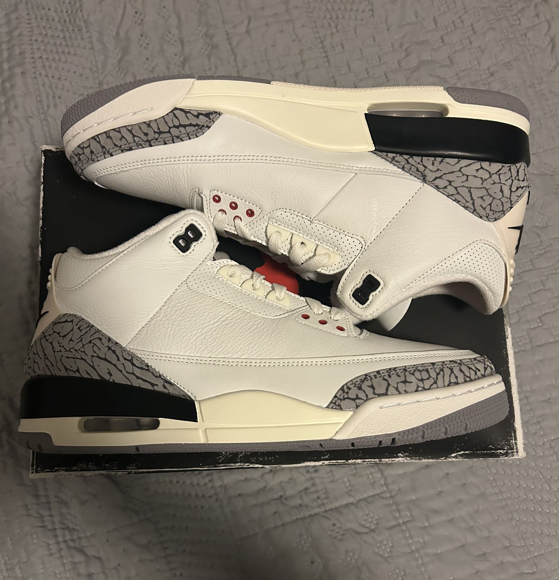 Jordan 3 Reimagined White Cement Size 12 Brand New 