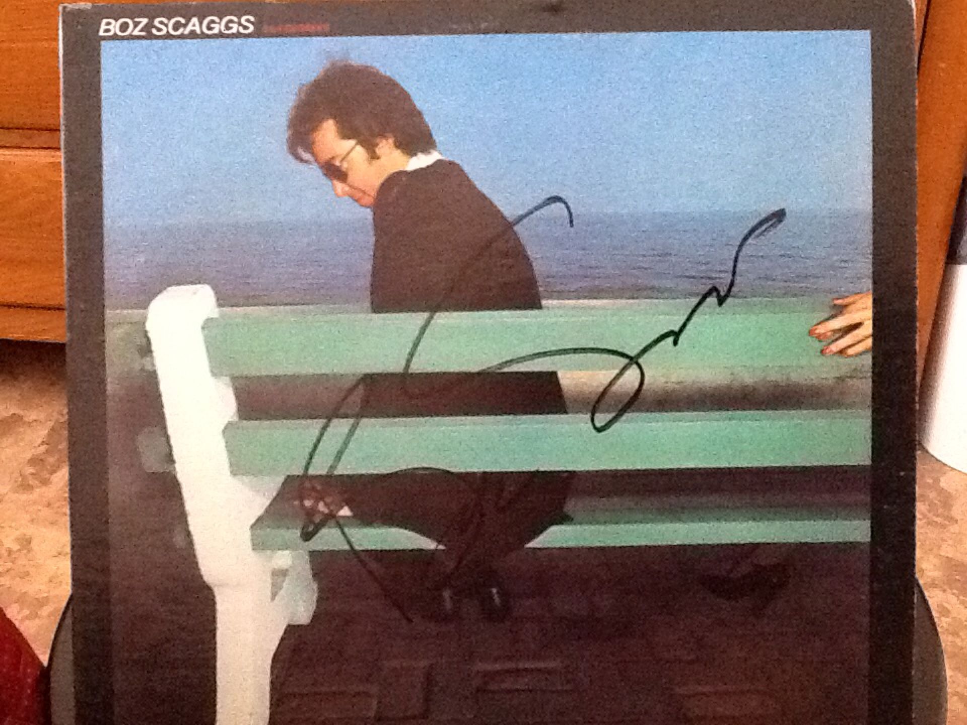 Signed LP cover