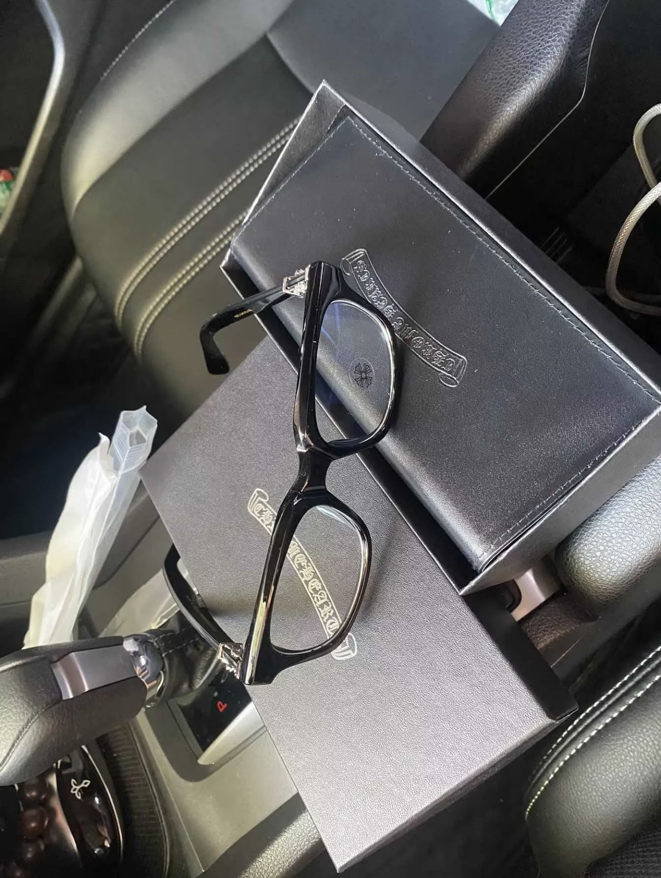 Chrome hearts blue light glasses