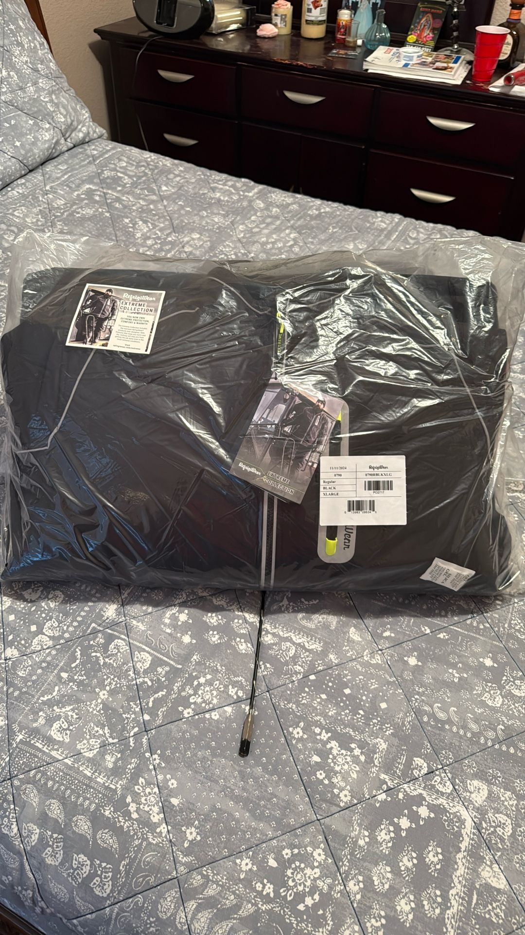 XL Refrigiwear Overall Color Negro