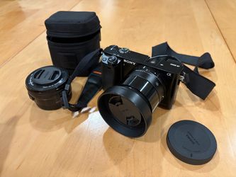 Sony a6000 Mirrorless Camera Kit + 16-50mm Zoom & Pro Wide Prime Lenses Available