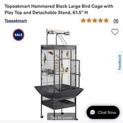 Huge Birdcage With Playground 