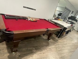 Pool table and air hockey