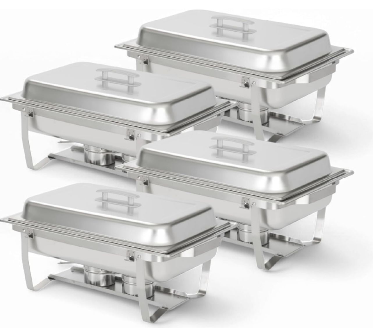 Alpha Living 4 Pack Chafing Dish Full Set