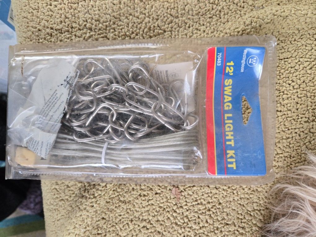 12' Silver SWAG LIGHT KIT